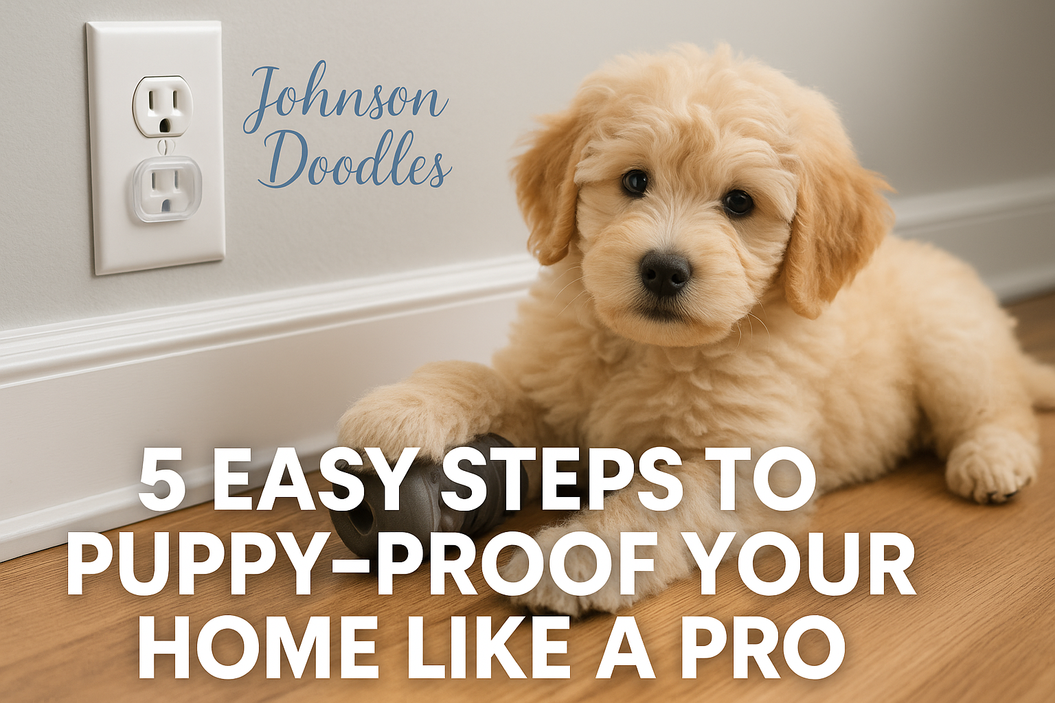 learn how to puppy proof your home like a pro- advice from leading breeder Johnson Doodles